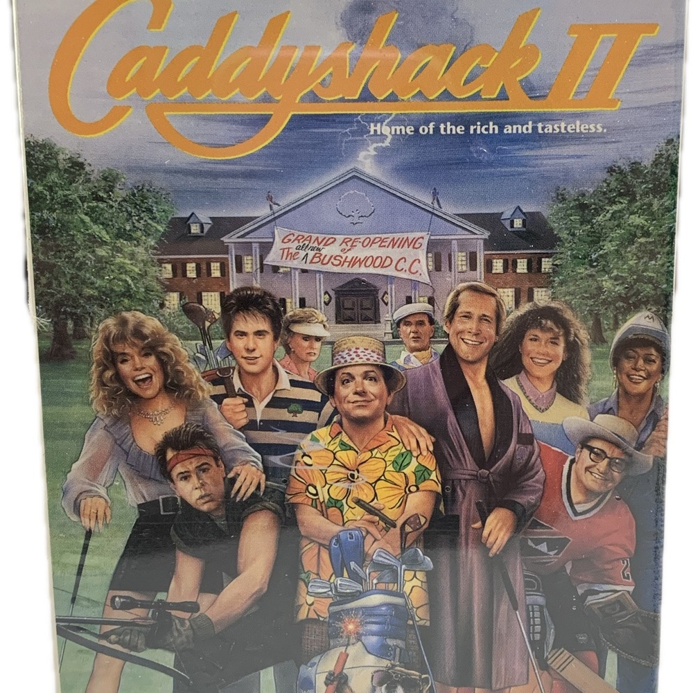 Vintage SEALED Caddyshack II 2 Rare VHS Movie Tape Warner Bros Classic Comedy
